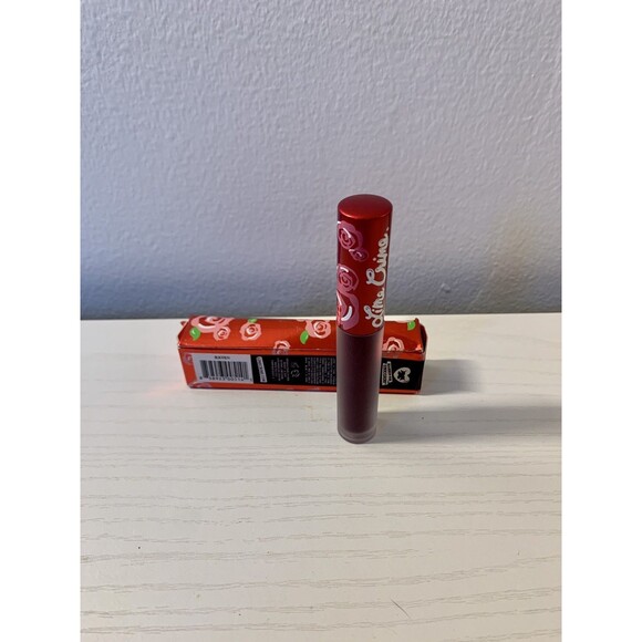 2X Lime Crime Velvetines Liquid Matte Lipstick RAVEN Dark Purple NEW Set Full SZ - Picture 5 of 5